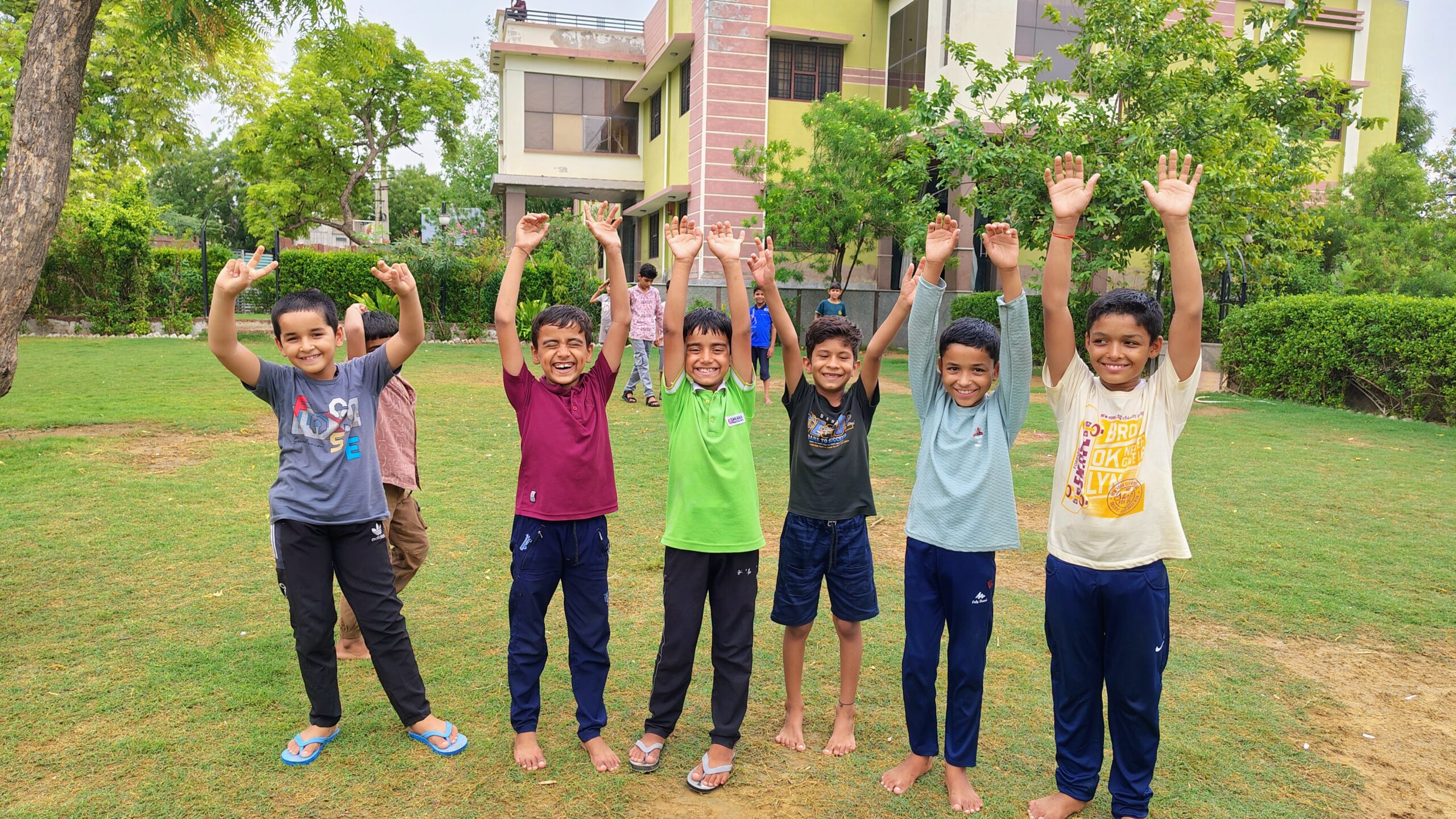IPS Academy Ratangarh students participating in an outdoor group activity